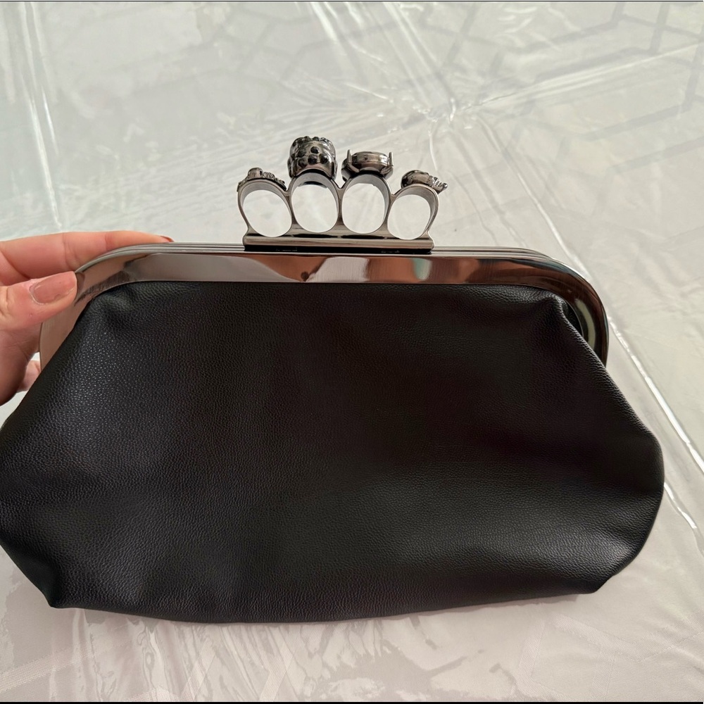 Black Skull Evening Bag